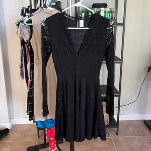 Black lace dress size 2